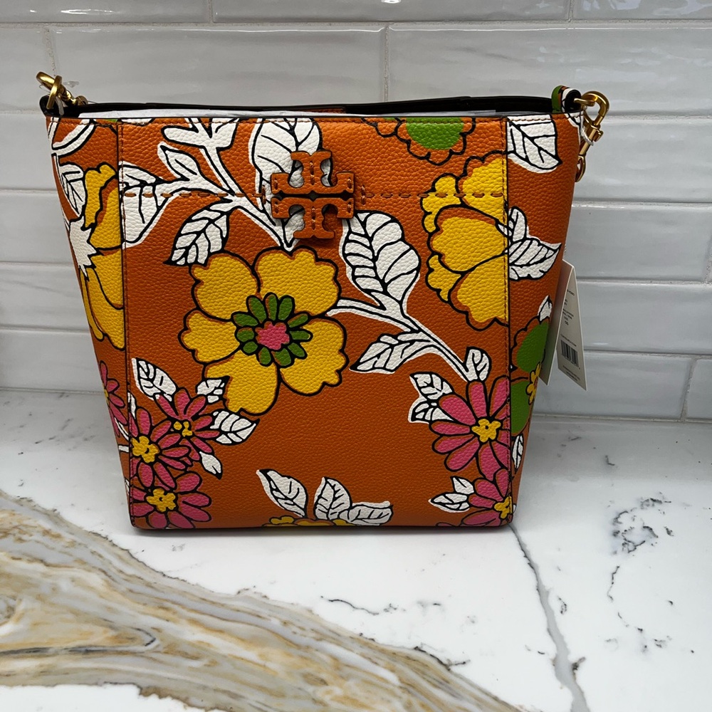 Tory Burch McGraw Printed Hobo Bag